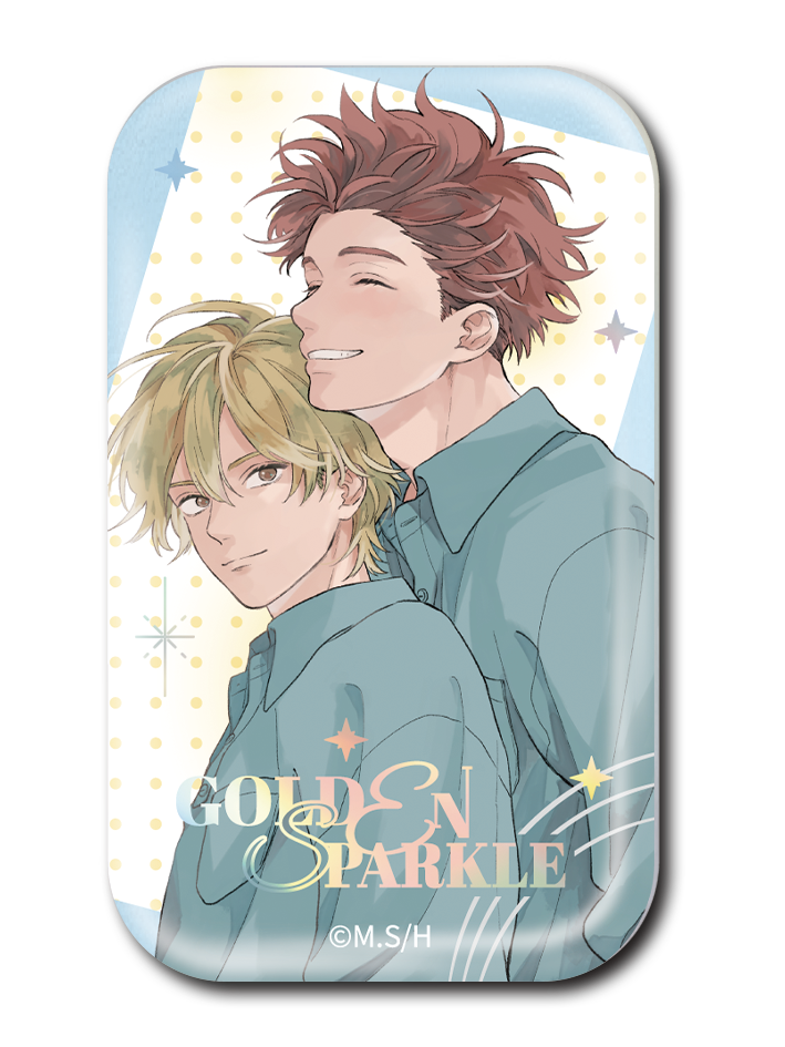 【2026年8月下旬・再入荷予定】ゴールデンスパークル DazzlingMomentシリーズ ペア缶バッジ A