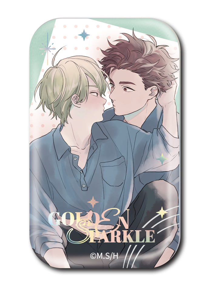 【2026年8月下旬・再入荷予定】ゴールデンスパークル DazzlingMomentシリーズ ペア缶バッジ B