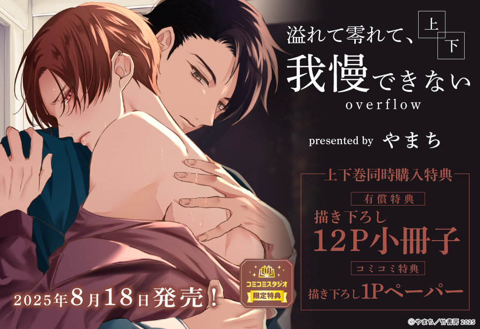 【2冊セット商品】『溢れて零れて、我慢できない overflow（上）＋（下）』【2冊セット有償特典・ 小冊子】