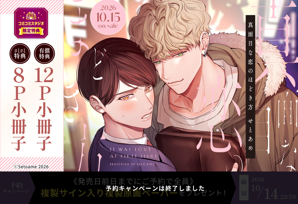真面目な恋のほどき方【有償特典・小冊子】【予約キャンペーン対象外・10/15から受付開始】