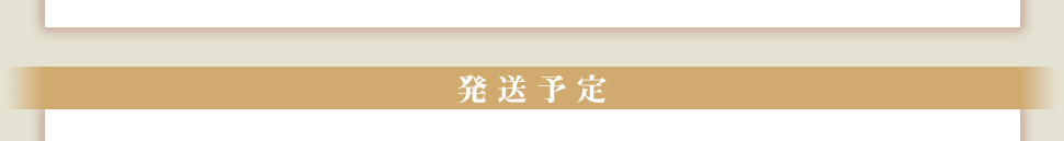 発送予定