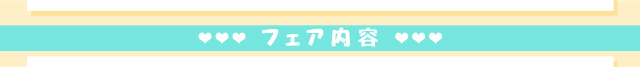フェア内容