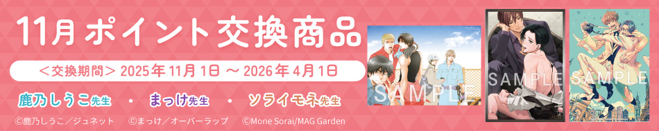 11月のポイント交換商品！