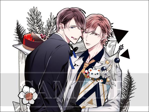 【Dear+×Gratte】『WINTER FAIR』片面クリアポーチ（楔ケリ）