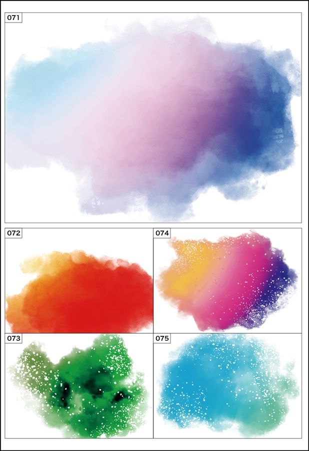 透明水彩素材集6 クラウド版 著作権フリー素材集 ボーイズラブ専門販売サイト コミコミスタジオ
