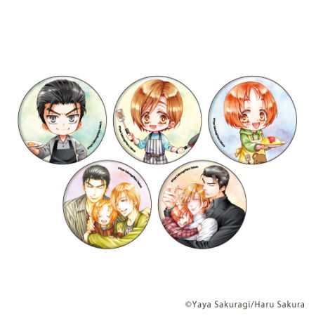 缶バッジ 極道さんシリーズ 01 ボックス 全5種 ボーイズラブ専門販売サイト コミコミスタジオ