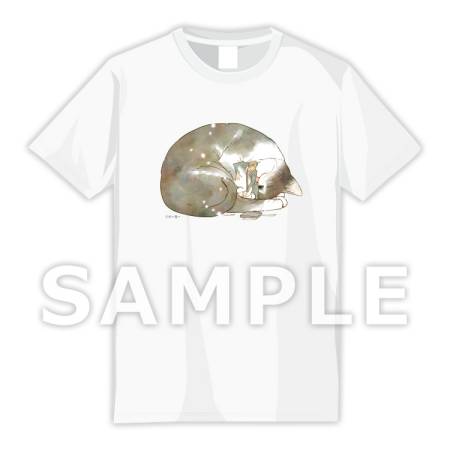 『りーるー先生』Tシャツ【コミコミ×猫助け】