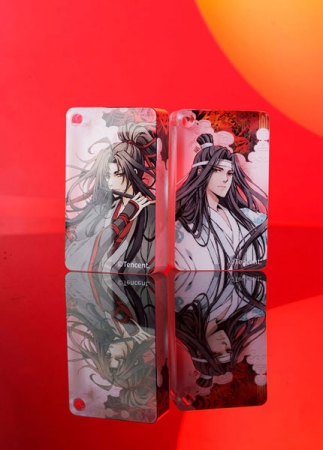 格安新品 魔道祖師 KAZE）魔道祖師「鳴鶴引」アクリルスタンド・流砂