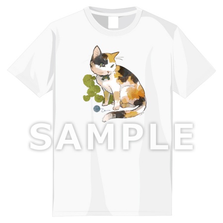 m:m先生★Tシャツ（白）XLサイズ/03【コミコミ×猫助け】