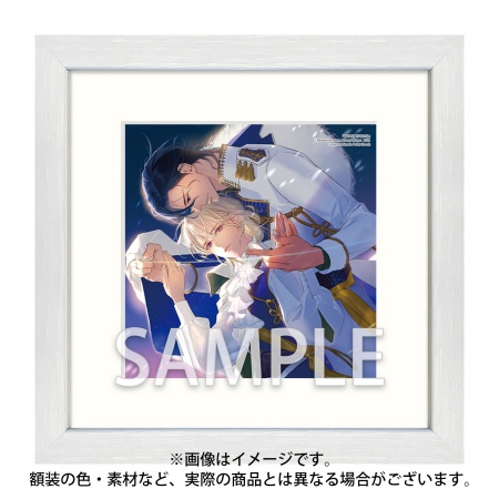 小綱実波先生「背中を預けるには」イラストフレーム