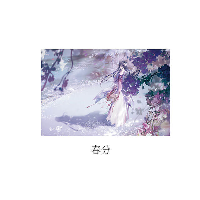 魔道祖師 アニメ版 KAZE 二十四節気3Dカード 春分