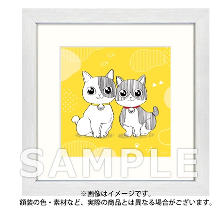 【受注生産】ヤマヲミ先生★イラストフレーム/05【コミコミ×猫助け】