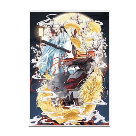 魔道祖師アニメ　月龍吟シリーズ　色紙