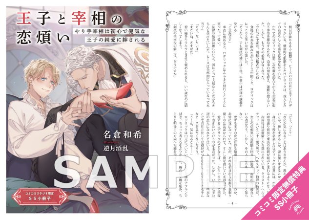 王子と宰相の恋煩い　やり手宰相は初心で健気な王子の純愛に絆される