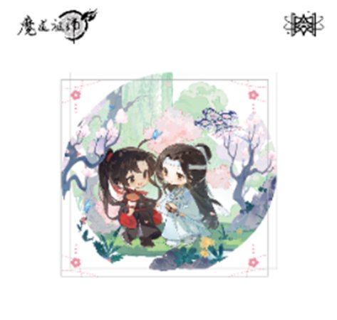 魔道祖師アニメ　春日飛鳶シリーズ　フラッシュパウダー入りアクリルコースター