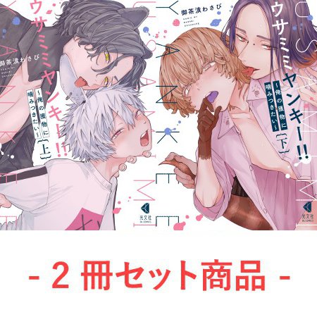 【2冊セット商品】『ウサミミヤンキー！！～俺の獲物に噛みつきたい～（上）＋（下）』