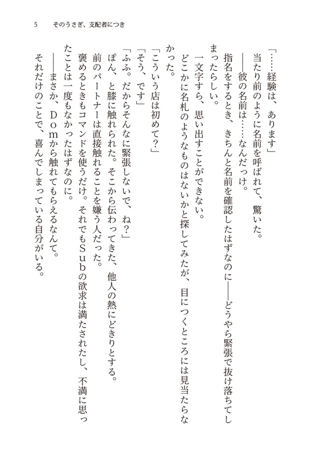 【小説】そのうさぎ、支配者につき