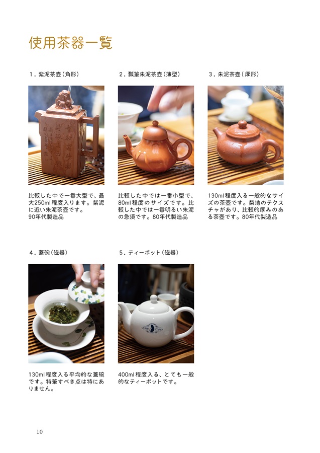 本当に美味しい！ 台湾烏龍茶～茶器で見る味の変化～