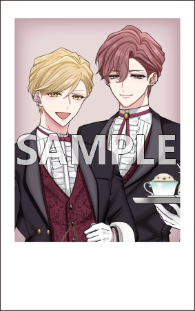 drap butler's cafe あたりつきチェキ風カード（全6種・ランダム）