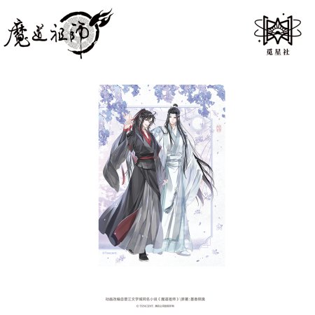 魔道祖師アニメ　陵遊花夢シリーズ　色紙