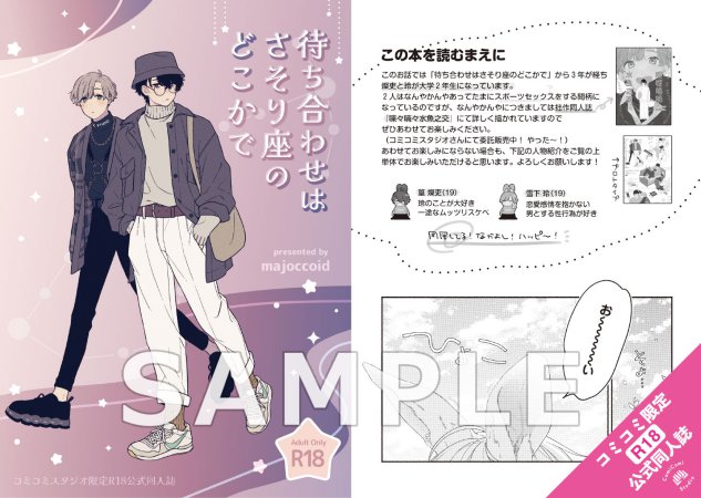 待ち合わせはさそり座のどこかで【有償特典・R18公式同人誌】