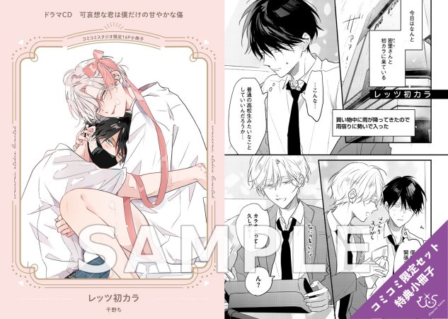 【コミコミスペシャルセット】ドラマCD 可哀想な君は僕だけの甘やかな傷（初回限定盤）