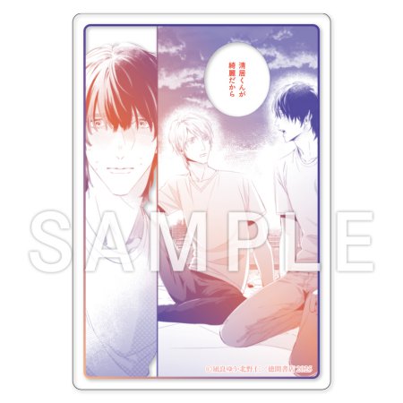 北野仁先生/凪良ゆう先生「美しい彼（５）」発売記念グッズ　トレーディング名場面アクリルカード（全5種）