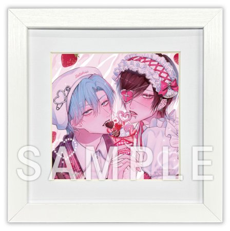 【受注生産】サノアサヒ先生「ズタズタの腕にキス」イラストフレーム（2025年8月下旬・発送予定）