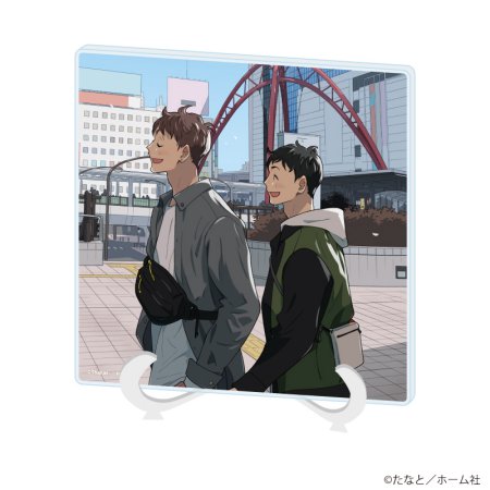 アクリルアートボード「たなと先生」01/「社会人カップルのSummer Vacation」BLフェア(公式イラスト)