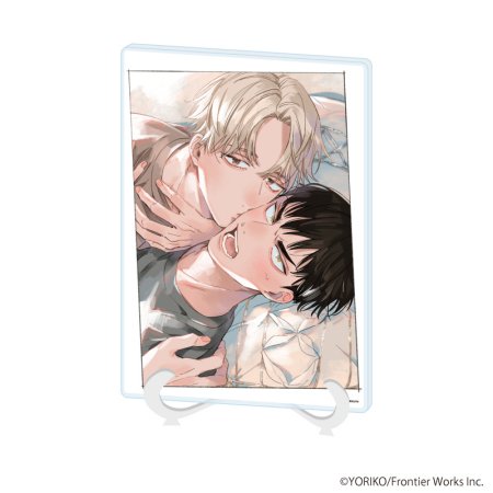 アクリルアートボード(A5サイズ)「依子先生」01/「社会人カップルのSummer Vacation」BLフェア(公式イラスト)