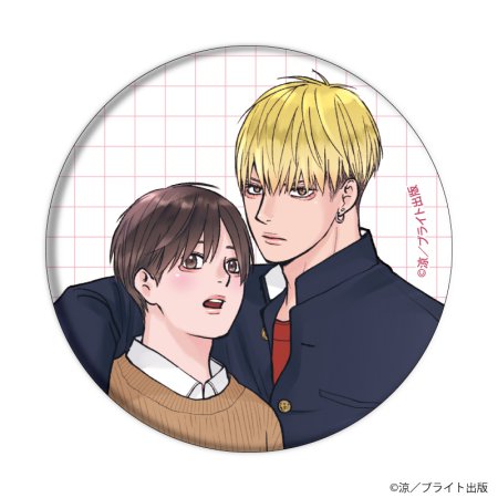 缶バッジ「鮫は桜に恋をする」01/コンプリートセット(全6種)(公式&描き下ろしイラスト)