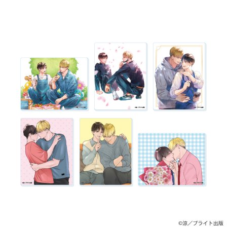 アクリルカード「鮫は桜に恋をする」01/ブラインド(全6種)(公式&描き下ろしイラスト)