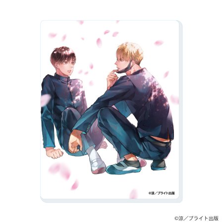 アクリルカード「鮫は桜に恋をする」01/コンプリートセット(全6種)(公式&描き下ろしイラスト)