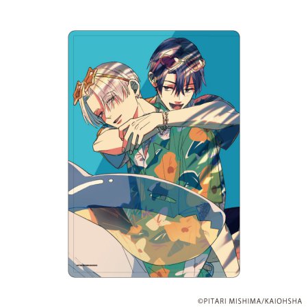 キャラクリアケース「冷蔵庫にネギがあったカモ」01/三谷暁人&岬陽太(公式イラスト)