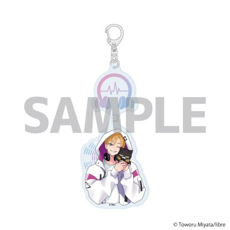 連結アクリルキーホルダー「君に注ぐ100dB」01/花巻奏多(公式イラスト)