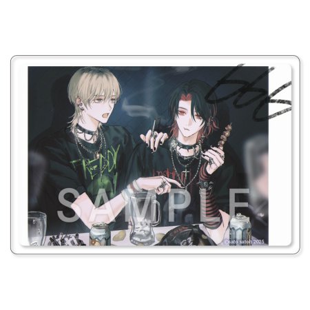 【2025年11月中旬・再入荷予定】佐藤さと先生「666DOPES」トレーディングスナップ風アクリルカード（全5種）　新刊発売記念グッズ