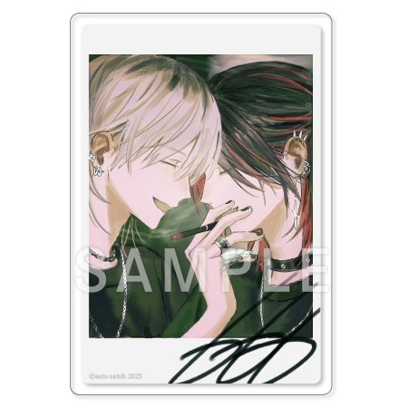 【2025年11月中旬・再入荷予定】佐藤さと先生「666DOPES」トレーディングスナップ風アクリルカード（全5種）　新刊発売記念グッズ