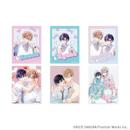 アクリルカード「ストロベリーキス・メルト」01/ブラインド(全6種)(既存&描き下ろしイラスト)