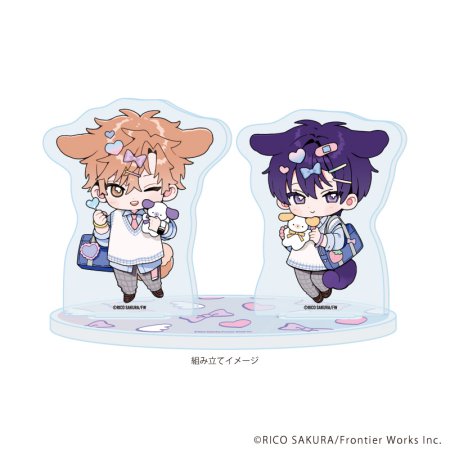 アクリルスタンドプレート「ストロベリーキス・メルト」01/A(描き下ろしイラスト)