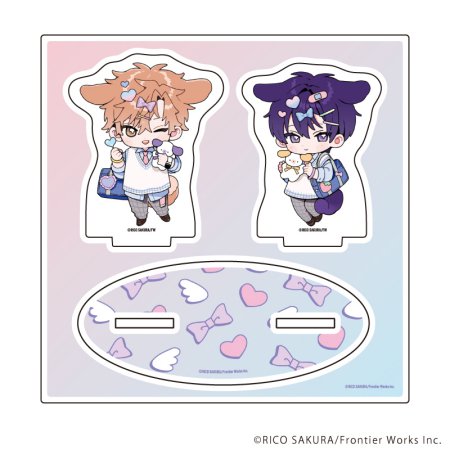 アクリルスタンドプレート「ストロベリーキス・メルト」01/A(描き下ろしイラスト)