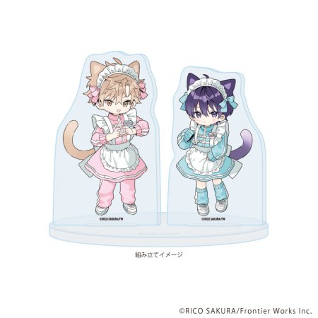 アクリルスタンドプレート「ストロベリーキス・メルト」03/C(描き下ろしイラスト)