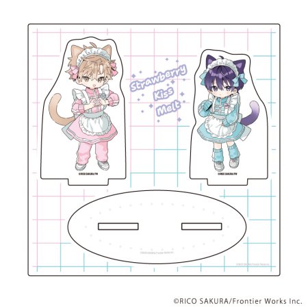 アクリルスタンドプレート「ストロベリーキス・メルト」03/C(描き下ろしイラスト)