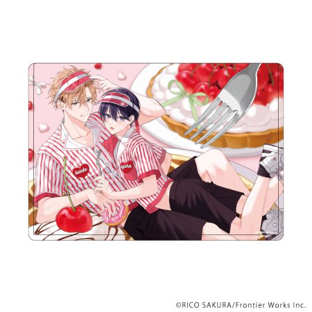 キャラクリアケース「ストロベリーキス・メルト」01/楓&朱羽(既存イラスト)