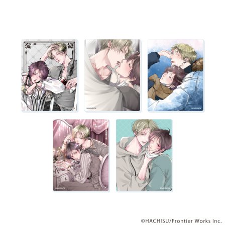 アクリルカード「甘くて熱くて息もできない」01/ブラインド(全5種)(公式&描き下ろしイラスト)