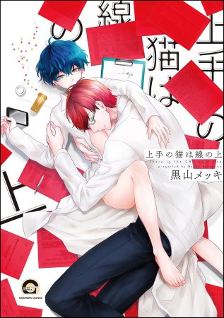 上手の猫は線の上