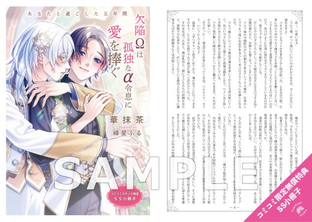 欠陥Ωは孤独なα令息に愛を捧ぐ　あなたと過ごした五年間