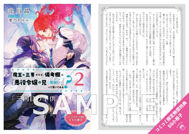魔王の三男だけど、備考欄に『悪役令嬢の兄(尻拭い)』って書いてある？（2）