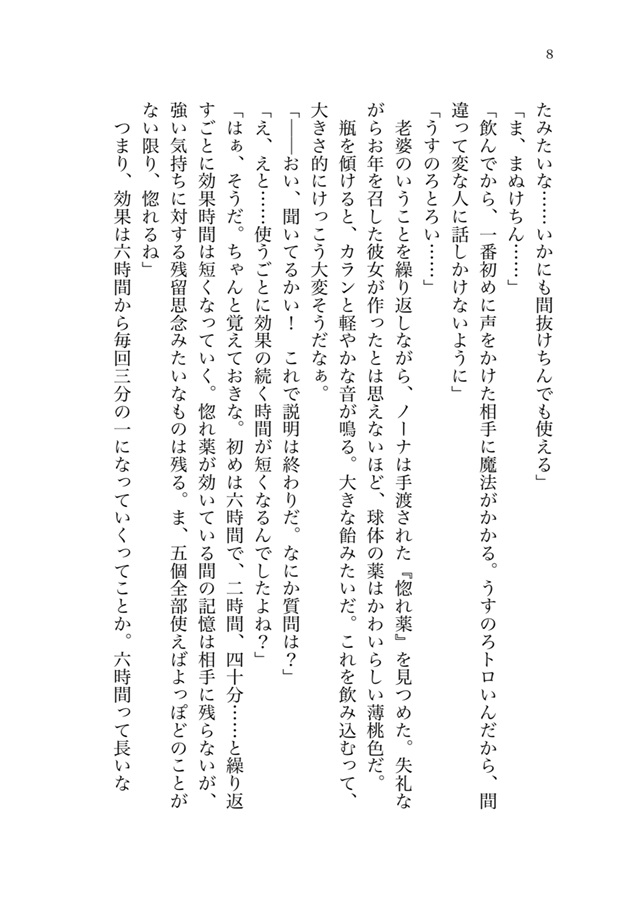 【小説】惚れ薬の魔法が狼騎士にかかってしまったら