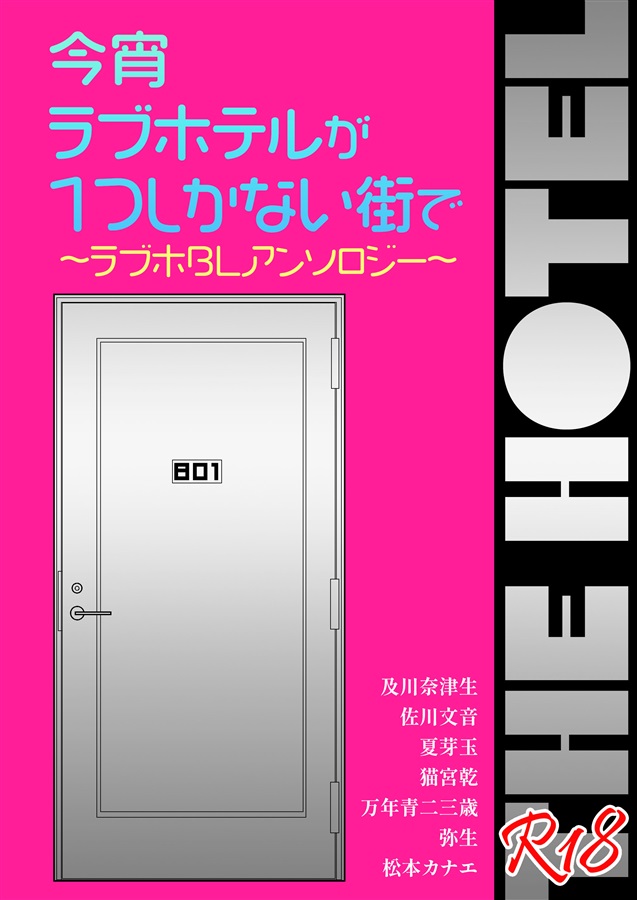 【小説】今宵ラブホテルが1つしかない街で～ラブホBLアンソロジー～