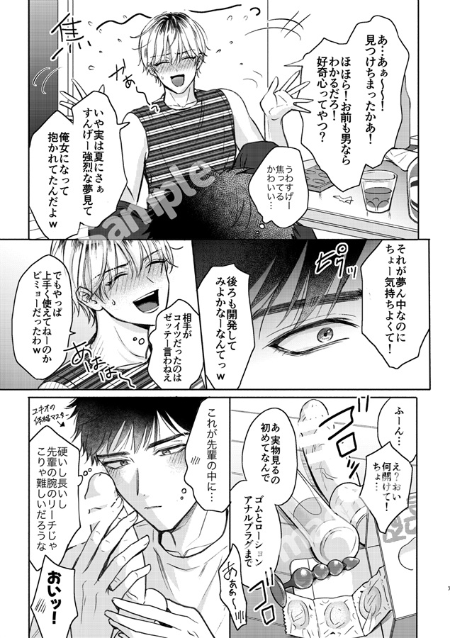Drunk! -宅飲みで先輩♂の大人の玩具を見つけた話-